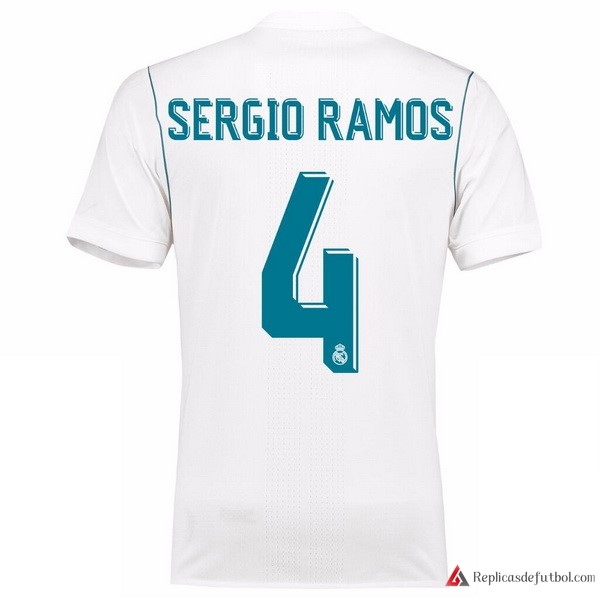 Camiseta Real Madrid Primera equipación Sergio Ramos 2017-2018
